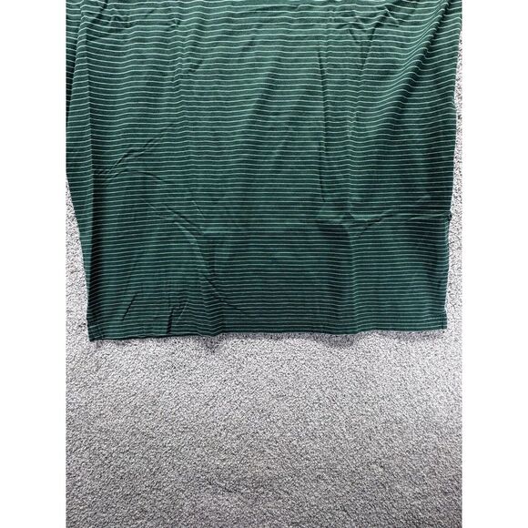 Amen Corner Master's Golf Shirt Men's XXL Green Striped 100% Pima Cotton 60's - Picture 4 of 11